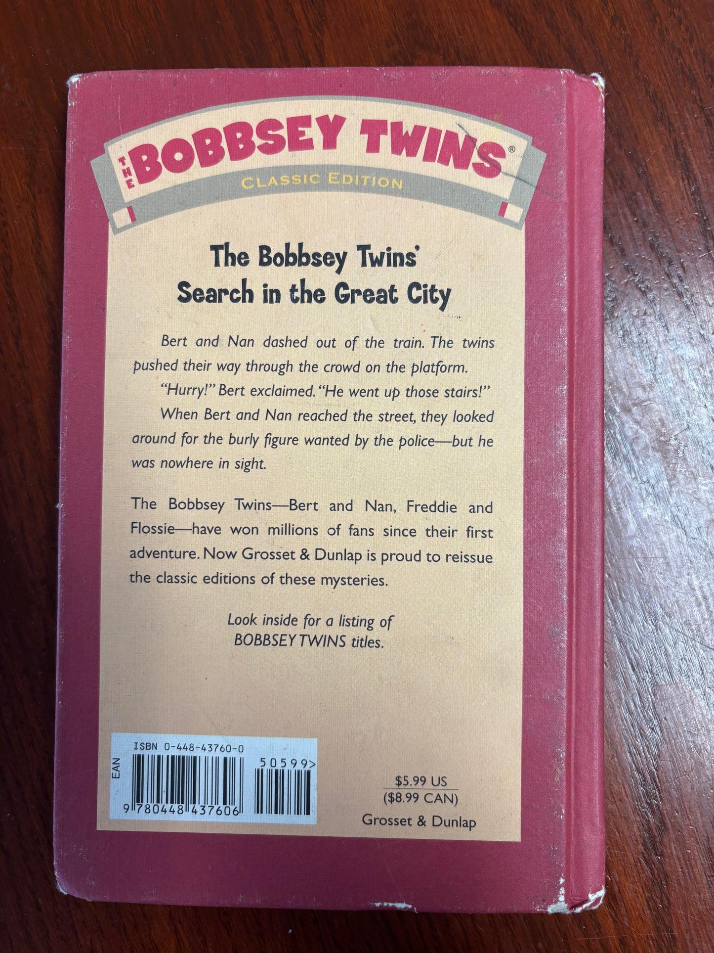 Bobbsey Twins Search in the Great City