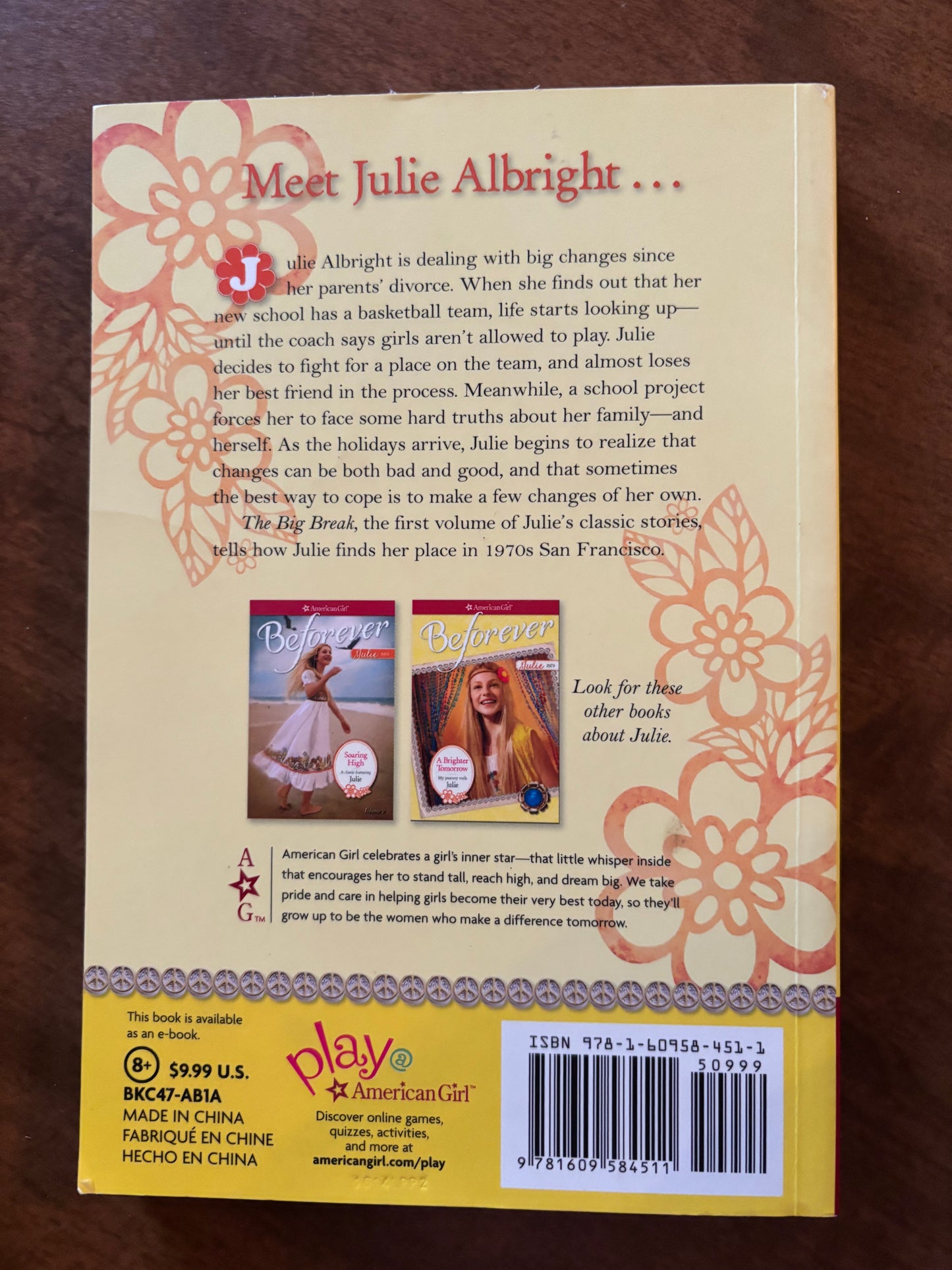 American Girl Beforever Julie - The Big Break